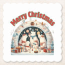 Recherche de pôle nord dessous de verres Santa claus