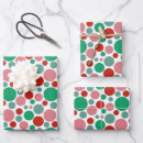 Recherche de points rouges papier cadeau Simple
