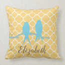 Recherche de oiseau jaune coussins Monogramme