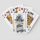 Recherche de palmier tropical jeux de cartes Rétro