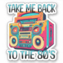 Recherche de années 1980 autocollants Boombox