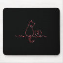 Recherche de coeur rouge tapis souris Affection