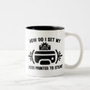 Recherche de imprimante tasses Drôle