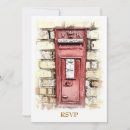 Recherche de boîte rouge invitations Vintage