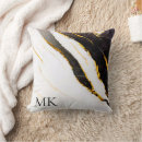 Recherche de marbre blanc coussins Doré