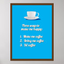 Zoek naar koffie print posters Bruin