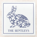 Zoek naar konijnen onderzetters Blauw