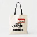 Zoek naar manager tassen Praat met de manager