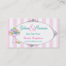 Recherche de macarons cartes visite Biscuit français