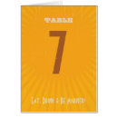 Recherche de vintage mariage table cartes Orange