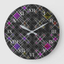 Recherche de croix noire horloges Violet