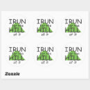 Recherche de endurance autocollants Coureur