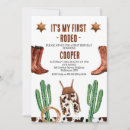 Recherche de petit cowboy invitations Cactus