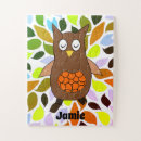 Recherche de dessin hibou puzzles Animaux