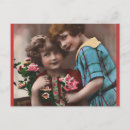 Recherche de deux soeurs cartes postales Français