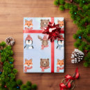 Zoek naar dieren cadeaupapier Blauw