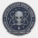 Recherche de alien drôle autocollants Zone 51