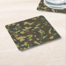 Zoek naar camouflage onderzetters Groen