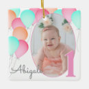 Recherche de premier anniversaire de bébé ornements Baby girl