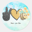 Zoek naar woordkunst stickers Vrede