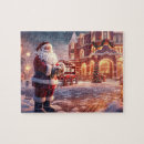Zoek naar de kerstman puzzels Legpuzzel
