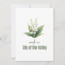 Recherche de du muguet invitations Aquarelle