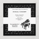 Recherche de musique de concert invitations Piano