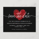 Recherche de boîte rouge invitations Enregistrer la date