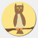 Recherche de hibou nocturne autocollants Aviaire