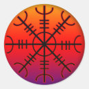Recherche de symboles païens autocollants Viking