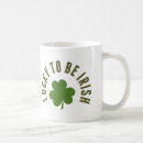 Recherche de chance irlandaise tasses Vert