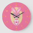 Recherche de lapin mignon horloges Girl