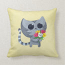 Recherche de chat kawaii coussins Fleurs
