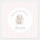 Recherche de pâques de lapin autocollants Baby shower lapin