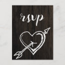 Recherche de mariage en bois cartes postales Élégant