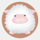 Recherche de moutons drôles autocollants Ferme
