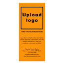 Recherche de orange cartes publicitaires Entreprise