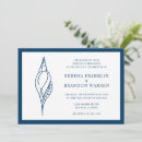 Recherche de coquillages bleus invitations Moderne
