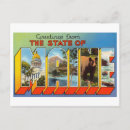 Recherche de salutations du maine cartes postales Vintage