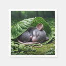 Zoek naar muis servetten Schattig