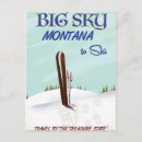 Recherche de affiche de ski cartes postales Montana