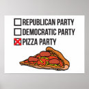 Zoek naar pizza partij posters Republikein