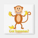 Recherche de humour de banane magnets Chimpanzé
