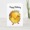 Recherche de hérisson anniversaire cartes Dessin