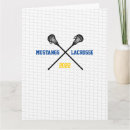 Recherche de lacrosse vœux cartes Lax