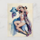 Recherche de coiffure vintage cartes postales Beauté