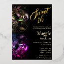 Recherche de de mascarade pour invitations Chic