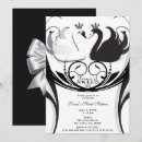 Recherche de cygne blanc invitations Élégant
