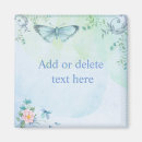 Recherche de papillon bleu magnets Vert