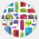 Recherche de bagages autocollants vacances